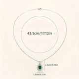 Colar Solitário Esmeralda Rosemont