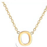 Colar Signature com Letra Dourada