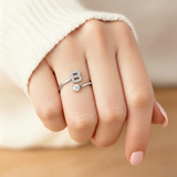 Anel Encantador com Inicial Personalizada