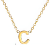 Colar Signature com Letra Dourada