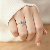 Anel Encantador com Inicial Personalizada