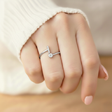 Anel Encantador com Inicial Personalizada