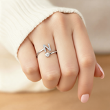 Anel Encantador com Inicial Personalizada