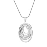 Colar com Pendente Oval