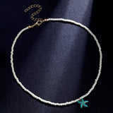 Colar de Estrela do Mar de Turquesa Gracioso