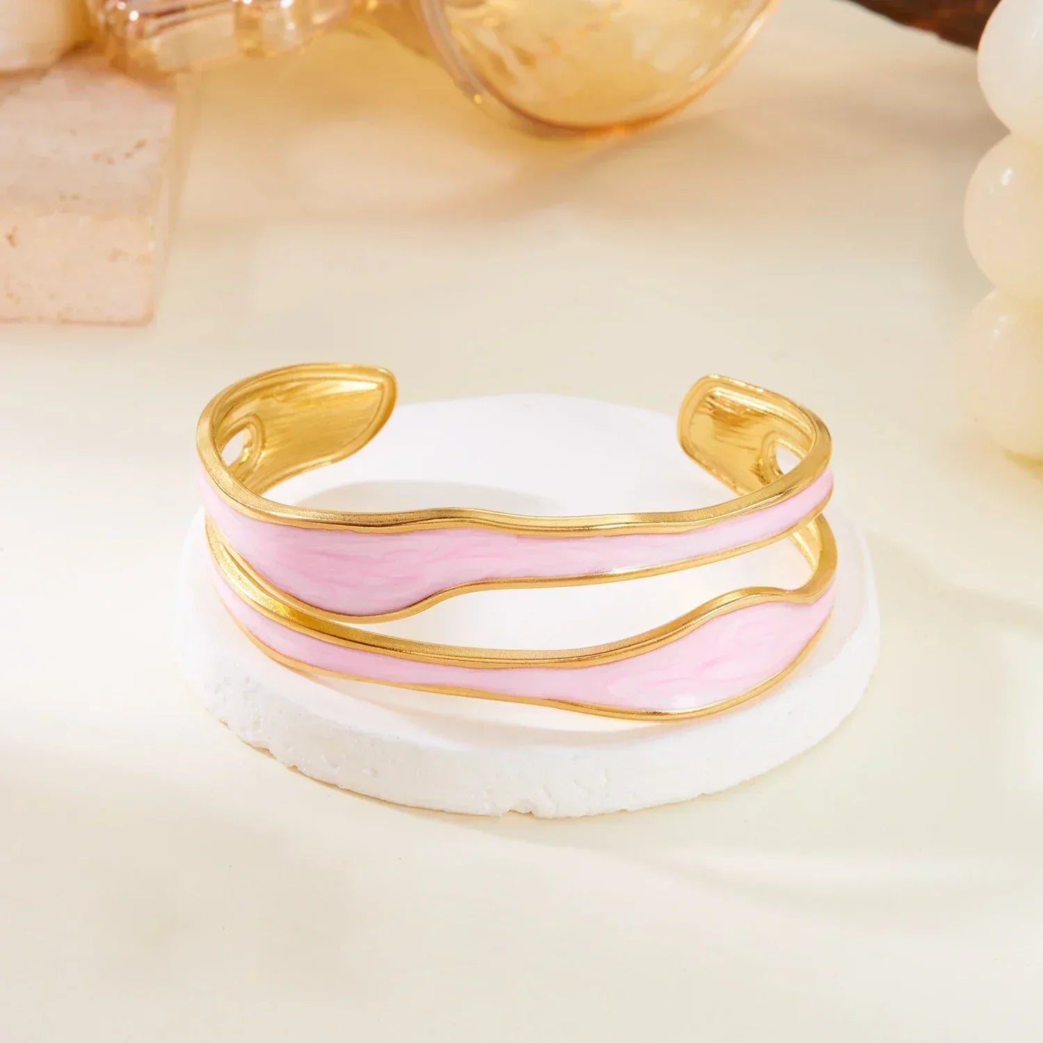 Pulseira de Aço Inoxidável Modern Wave