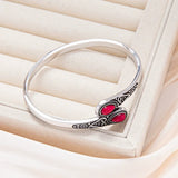 Pulseira Envolvente de Pedras Preciosas Tribais