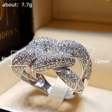 Anel de Prata com Zircão Infinito Elegante