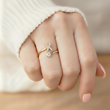 Anel Encantador com Inicial Personalizada