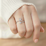Anel Encantador com Inicial Personalizada