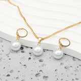 Conjunto de Joias de Pérola Atemporal
