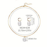 Conjunto de Joias de Pérola Atemporal