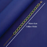 Pulseira de Brilho Esmeralda de Pau-Rosa