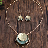 Conjunto de Joias Pôr do Sol Boémio