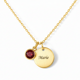 Colar com Nome em Rubi Personalizado