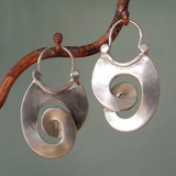 Brincos Espiral Vintage