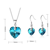 Conjunto Luxuoso de Colar Pendente de Pérola