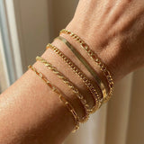 Conjunto Luxo de Pulseiras em Camadas