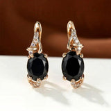 Deslumbrantes Brincos de Ouro com Safira